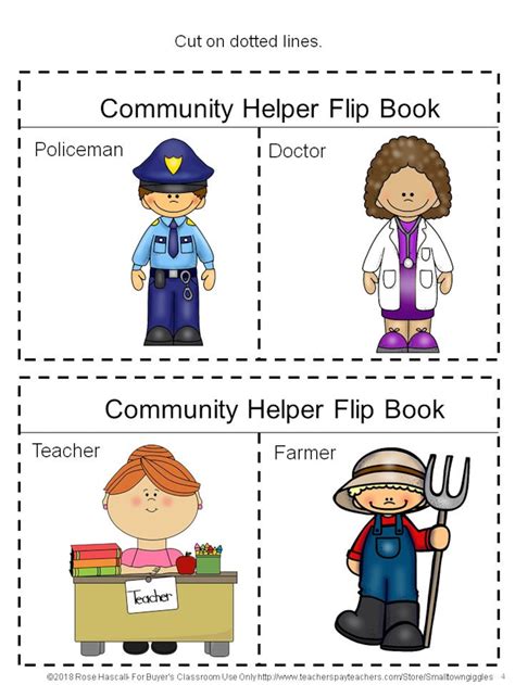 Free Printable Community Helpers Booklet